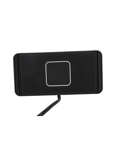 Geeroyoo Araç İçi 15w Hızlı Şarj Qi Kablosuz Şarj Ped, Kayma Engellendirme Silikon Malzeme, Güvenli Sürüş İçin Telefon Şarj Cihazı