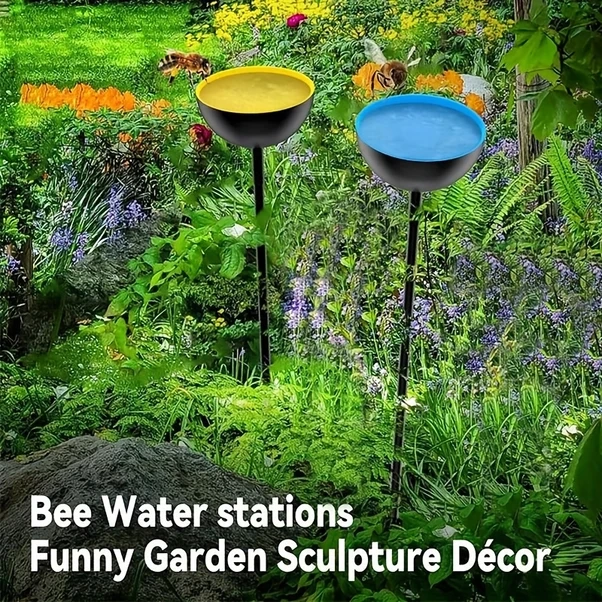 Gateesat 4 Renkli 5 Katlı Metal Bahçe Kelebek Ve Arı Besleyici Dayanıklı Dış Mekan
