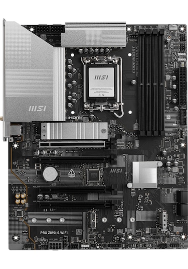 MSI Pro Z890-S WIFI Intel Z890 8600 MHz (OC) DDR5 Soket 1851 ATX Anakart