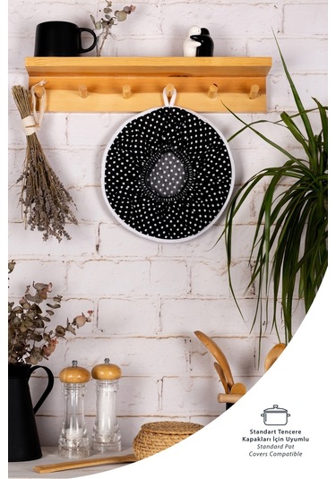 3 Adet Şık Ve Pratik Demlematik: Pilav Demleme Örtüsü , Tencere Kapağı Bonesisiyah Pauntiye