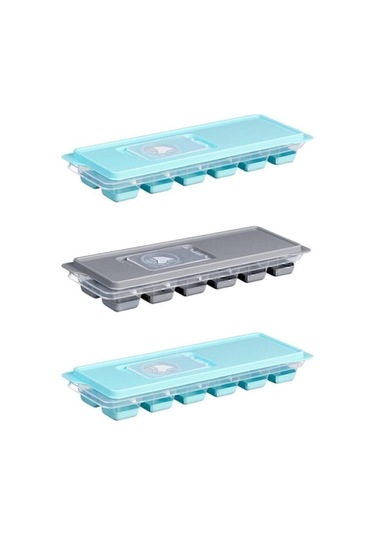 Gondol Yapışmaz Silikon Bas Çıkar Buzluk Buz Kalıbı Çok Renkli