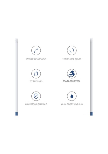 Reedark Stainless Steel Tırnak Kesici Seti - 13mm Geniş Açık, Spreyi Önleyen, Profesyonel Tırnak Dosyası İle Siyah 2'li Paket