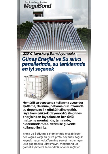 Megabond Kaynak Yapılmış Gibi Birleştiren Yapıştırıcı Tekli