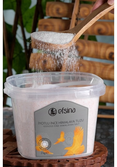 Efsina İyotlu İnce Himalaya Tuzu 2 KG