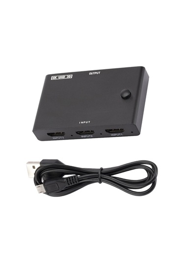 Homyl Pc Hdtv Için 3'ü 1 Arada Switcher 4k 2k Hızlı İletim
