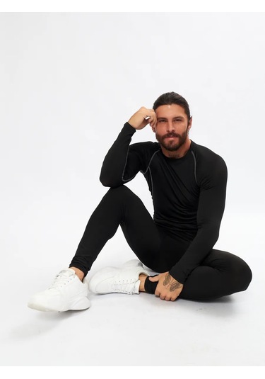 Trenirovocnaa Forma Spor Rashguard 265174673 Siyah