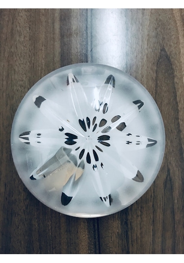 Tavan Glop Armatür E27 Duy Tavan Aplik 23Cm. Şeffaf