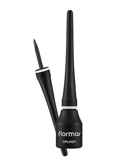 Flormar Ekstra İnce Keçe Uçlu Yarı Mat Dipliner 000 Black