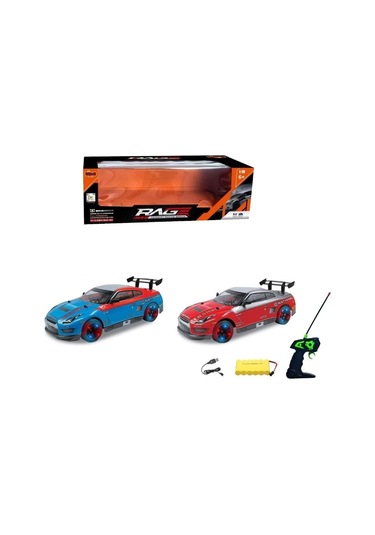 Toycraft Racerx 1:10 Ölçek Uzaktan Kumandalı Yüksek Hızlı Yarış Arabası 10 15 Km/h - Kırmızı