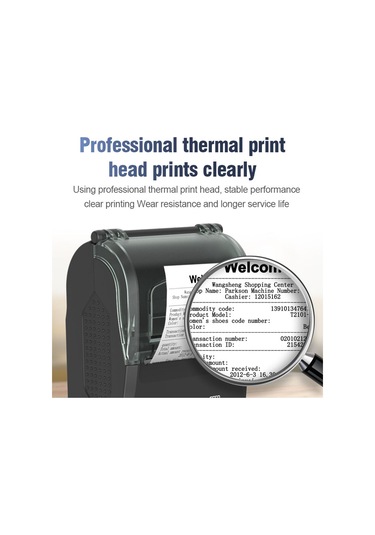 Zj-5810 58mm El Termal Makbuz Yazıcısı Usb Bluetooth Taşınabilir Yazıcı