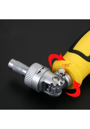 Cc Globall 13'ü 1 Arada Ratct Katlanabilir T Tipi Toplu Reklam Tornavida Seti Tek Kelime Tornavida Ev Bakım Araçları