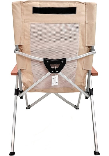 Madfox Haven 6 Kademeli Katlanır Kamp Sandalyesi Bej
