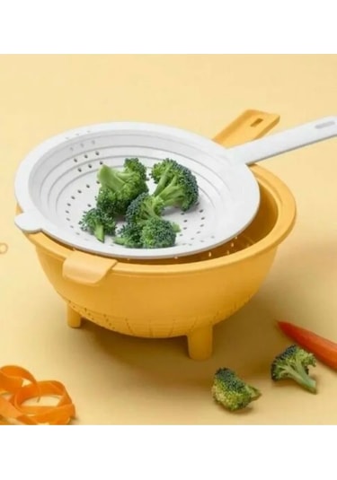 Tupperware Çiftlü Süzgeç 388241484 Turuncu