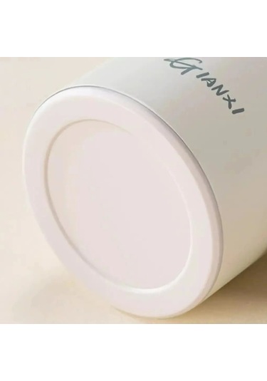 Kadın Saf Renk Muhtasar Büyük Kalibreli Termos Bardak Kış Büyük Siyah