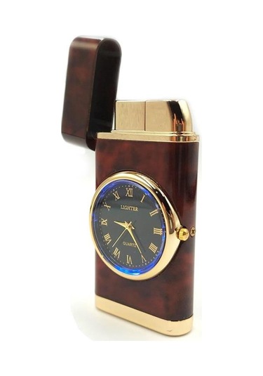 Saatli Pürmüzlü Gazlı Çakmak