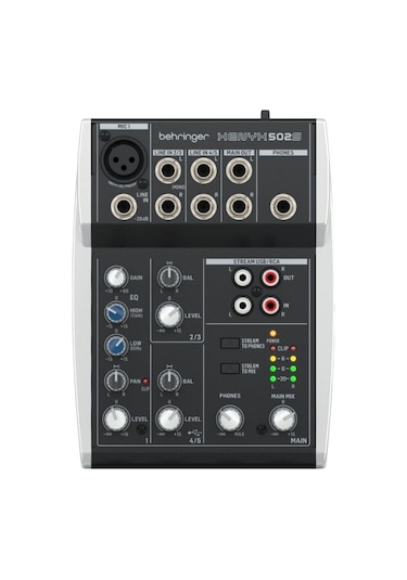 Behringer Xenyx 502s Analog 5 Girişli Usb Mikser
