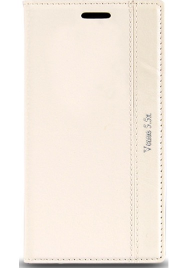 Vestel Venus Uyumlu 5.5X Gizli Miknatisli Magnum Kilif Beyaz 207212122