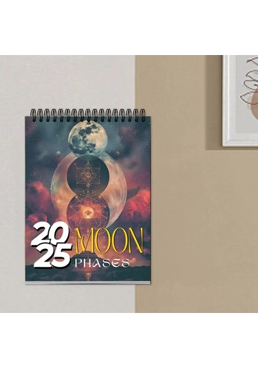 Ay Evreleri Takvimi 2025 12 Aylık Ay Evreleri Duvar Takvimi