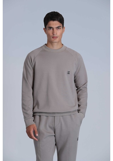 Lufian Erkek Grant Sweatshirt 112030154 Vizon Vizon