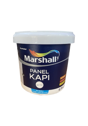 Su Bazlı Kokusuz Amerikan Panel Kapı Boyası  0.75 L Beyaz