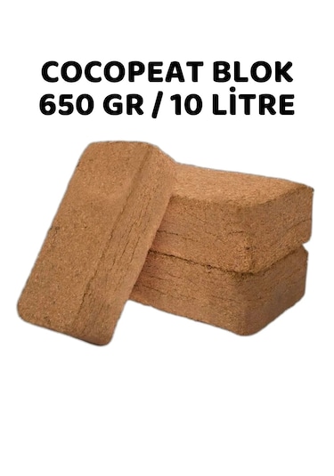 Cocopeat Hindistan Cevizi Torfu Blok 650gr / 10 Litre 10