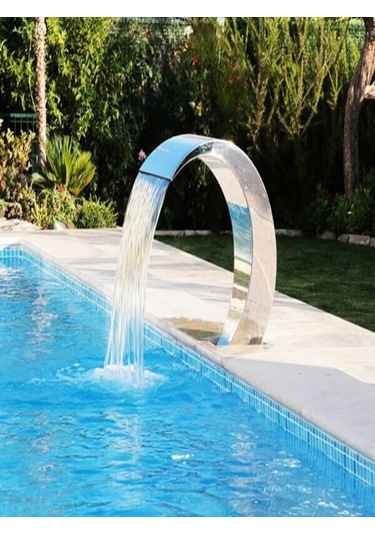 DEV PASLANMAZ 500x1000 mm Lüks Model Havuz Şelale AISI 304 Kalite