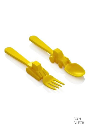 Figürlü Bebek & Çocuk Çatal Kaşık Seti Renkli, Eğlenceli Ve Dayanıklı Yemek Takımı Çok Renkli