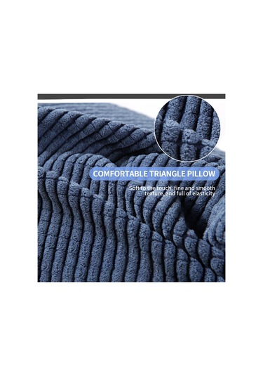 Üçgen Yastık Konforlu Okuma Yastığı Fermuarlı Cep Üçgen Wedge Yastık Küçük Bel Destek Yastığı Ofis Ev Yatak Kanepe İçin Yastıklar Diğer