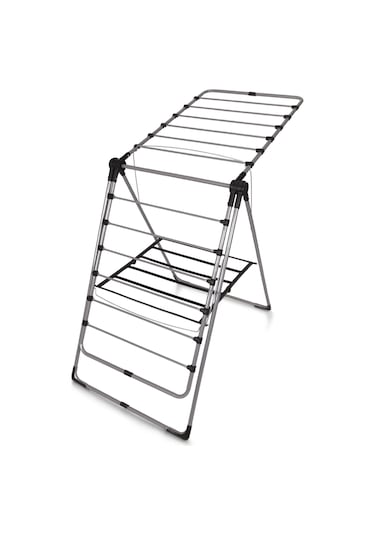 Perilla Premium Ütü Masası İronika Kalın Borulu Kurutmalık Set Antrasit Antrasit