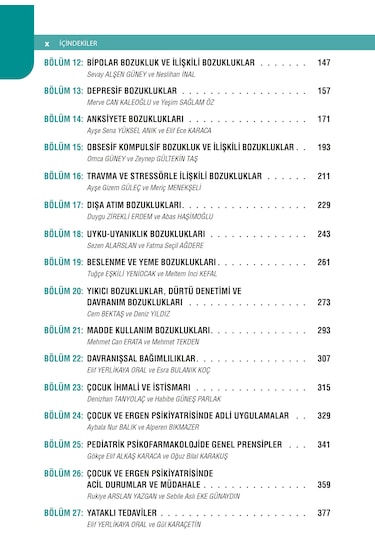Çocuk Ve Ergen Psikiyatrisi Akıl Notları