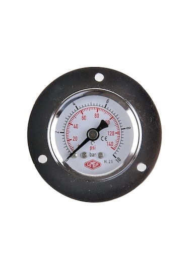 Simga 0-100 Bar Çap Ø40 MM Ön Flanşlı Kuru Tip Manometre