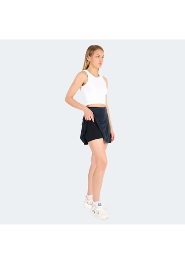 Lumberjack 5M WL CALI 21CK940 5FX YOGA ŞORT Kadın  Siyah Etek
