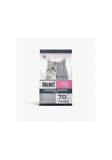 Decent Kitten Tavuklu Ve Balıklı Yavru Kedi Maması 1.5 Kg