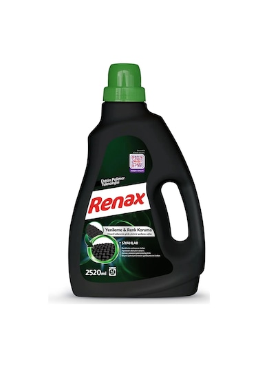 Renax Siyahlar için Sıvı Çamaşır Deterjanı 2 x 2520 ML