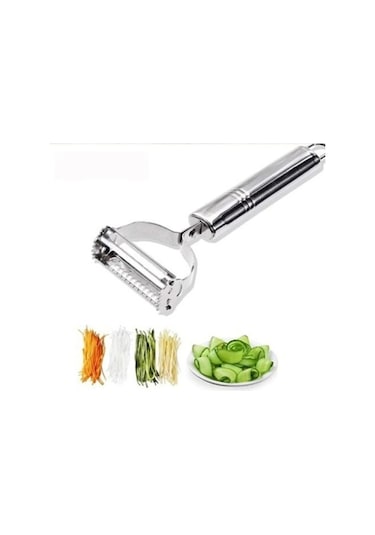 Metal Saplı Çift Taraflı Meyve Sebze Soyacağı 1705a Zqb Çok Renkli