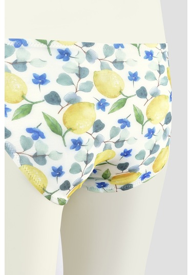 Loya Kadın Renkli Lemon Tek Alt Bikini Çok Renkli