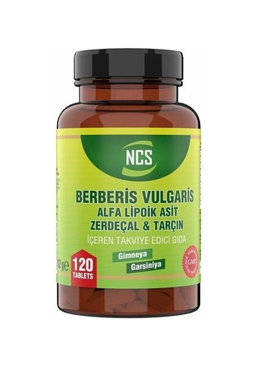 Ncs Berberis Vulgaris Alfa Lipoik Asit Tarçın Zerdeçal 120 Tablet