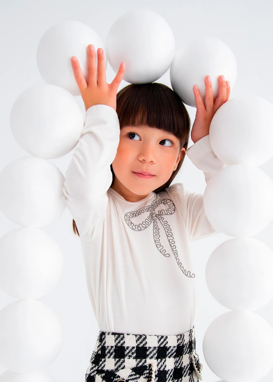 Mayoral Abel&lula Kız Çocuk Viscon Penye Krem