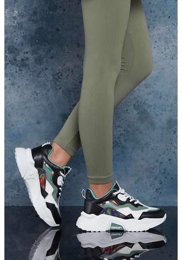 Dark Seer Ds.pmd239k2110 Sneaker 2025 Kadın Beyaz-siyah