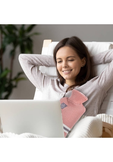 Büyük Patlamaya Dayanıklı Su Enjeksiyonlu Pvc Sıcak Su Torbası, Özellikler: 1000ml Koyu Gri