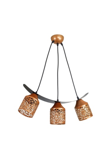 Ikili Paparta Motif Kayık Model Tarz Sarkıt Avize N