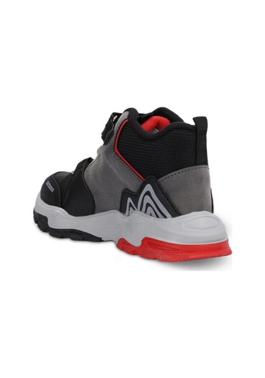 Slazenger VERSION Çocuk Cırt Cırtlı Siyah / Kırmızı Bot