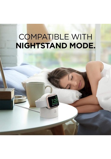 Silikon Şarj Standı İos Watch Uyumlu 7 6 Se 5 4 3 2 Kaymaz Şarj Dock Tutucu Şarj Tabanı 44mm 40mm 45mm 41mm 42mm 38mm İwatch Aksesuarları