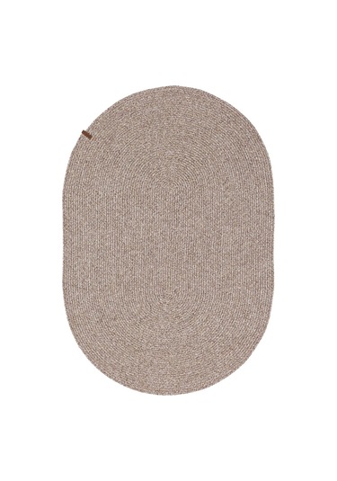 Cesta El Yapımı Örgü Natural Kilim 50x80 4013 Natural