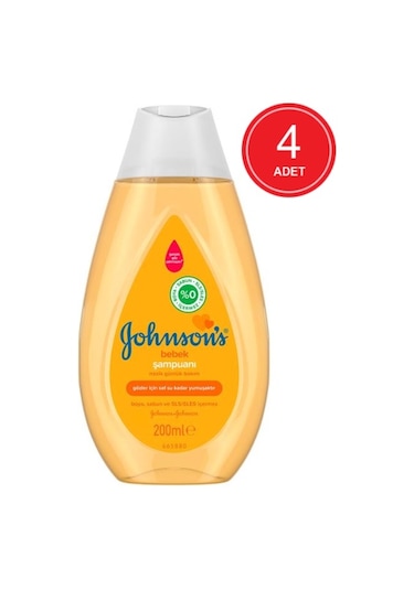 Johnson's Baby Bebek Şampuanı 4 x 200 ML