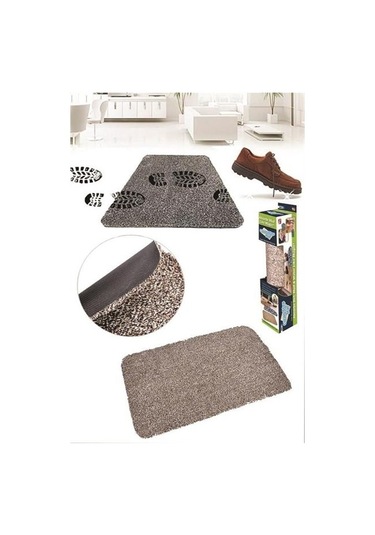 Sanec Çamaşır Makinesinde Yıkanabilir Kir Toz Emici Mikrofiberli Paspas Çok Renkli