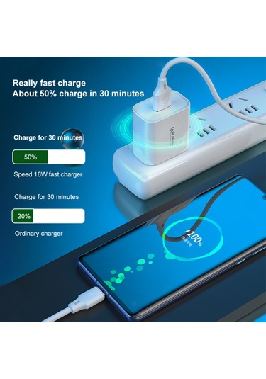 WK WP-U57 Maksimum 18 W QC 3.0 Hızlı Şarj USB Şarj Cihazı