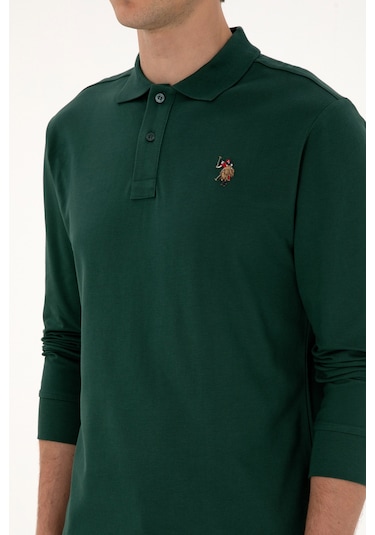 U.s. Polo Assn. Erkek Koyu Yeşil Sweatshirt 50313772-vr079 Koyu Yesıl
