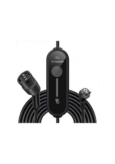 Ev Charger 16a 3.5 Kw Taşınabilir Elektrikli Araç Şarj İstasyonu Mobil Şarj Cihazı 5m Kablo Eu Priz