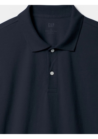 Gap Pike Polo Yaka T-shirt 550531002 Kısa Kol Tişört Erkek T-shirt Lacivert